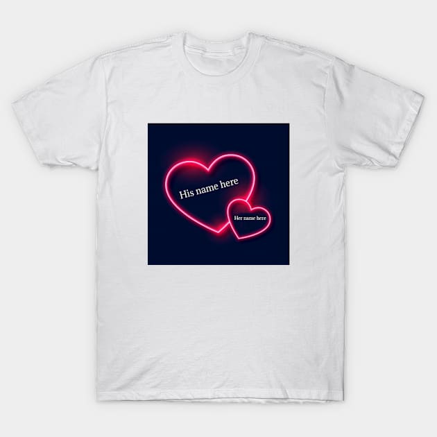 write name heart T-Shirt by kostas rania